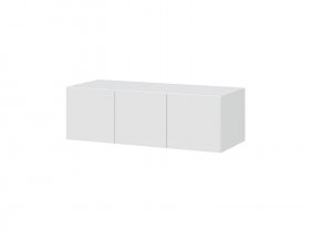 Антресоль 1200 ШК-5 (белый текстурный) в Красном Яре (селе) - krasnyj-yar-selo.mebel-nsk.ru | фото