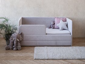 Диван-кровать Happy (светло-серый) в Красном Яре (селе) - krasnyj-yar-selo.mebel-nsk.ru | фото