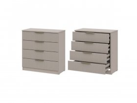 Комод 4 ящика (МДФ) Эккервуд (меланж) в Красном Яре (селе) - krasnyj-yar-selo.mebel-nsk.ru | фото