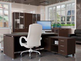 Комплект офисной мебели Президент-ПРО в Красном Яре (селе) - krasnyj-yar-selo.mebel-nsk.ru | фото