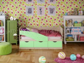 Кровать детская Бабочки 1,8 м в Красном Яре (селе) - krasnyj-yar-selo.mebel-nsk.ru | фото