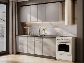 Кухонный гарнитур «Адель» 2,0м (нео) в Красном Яре (селе) - krasnyj-yar-selo.mebel-nsk.ru | фото