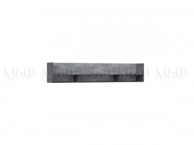 Полка Оливия (графит/мрамор глянец) в Красном Яре (селе) - krasnyj-yar-selo.mebel-nsk.ru | фото